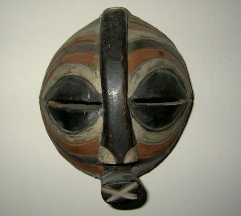 Africká maska - Luba /Kongo/