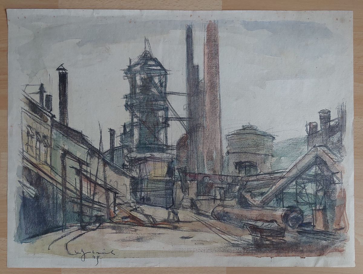 Gabriel Karel – Továrna, industriální stavba